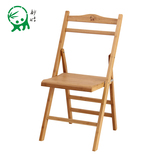 妙竹家用楠竹折叠椅子便携儿童靠背椅 实木户外钓鱼椅子小凳子