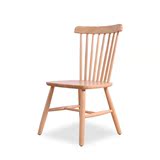 北欧日式实木家具创意白橡木温莎椅靠背休闲椅简约餐桌餐椅组合