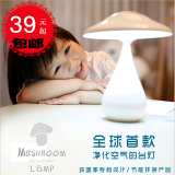 创意时尚卧室床头台灯触控蘑菇节能灯现代简约学习护眼充电台灯