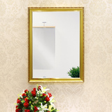 欧式浴室镜壁挂卫生间镜子带框厕所梳妆台框镜洗手间卫浴化妆镜