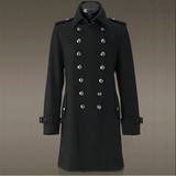 德国二战将军大衣男式中长款冬季高含量羊毛可定制加大呢大衣