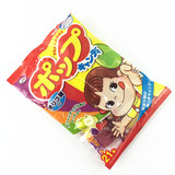 日本进口零食 不二家绿茶多酚护齿果汁棒棒糖 防蛀牙 21支 128g