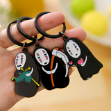 韩国创意可爱卡通动漫千与千寻无脸男钥匙扣挂件汽车钥匙环钥匙链
