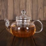 加厚玻璃茶具花茶壶套装整套耐热透明过滤红茶花草功夫茶壶茶盘