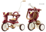 正品折叠儿童三轮车脚踏车iimo婴儿手推车1-3岁宝宝童车免静音轮