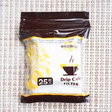 日本原料台湾封装挂耳咖啡滤纸咖啡粉过滤袋内袋自封式便携装25枚
