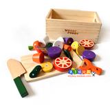 包邮木制过家家切切看切切乐切水果磁性仿真果蔬 儿童玩具2-3-4岁
