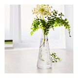 欧式小圆点透明玻璃花瓶单枝花桌面水培花瓶桌面摆件简约创意饰品