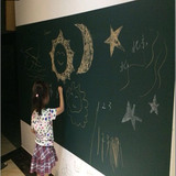 包邮加厚教学黑板贴纸儿童家庭涂鸦墙绿板无毒环保可擦写白板贴膜