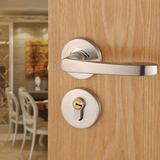 欧式执手锁室内卧室房门锁卫生间分体简约套装门锁三件套门锁室内