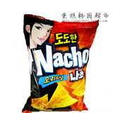 韩国进口零食品 好丽友ORION 玉米三角脆 膨化薯片原味 92g Nacho