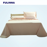单人纯棉床单单件 纯色水洗棉加厚被套三四件套1.5m米床上欧美风