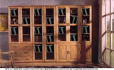 两门三门书柜 全柏木文件柜 全实木柜子 柜类 结实 成都厂家直销
