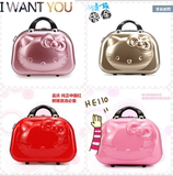 韩国kt猫化妆箱13寸彩妆收纳箱旅行配套可爱小箱子立体化妆包防水