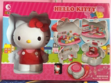 HelloKitty女孩玩具益智拼装积木DIY小屋凯蒂猫音乐奇妙屋儿童