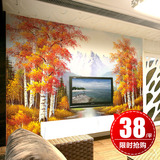 艾格大型壁画客厅卧室儿童房电视墙背景墙温馨墙纸壁纸欧式油画