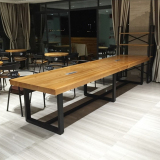 简约现代实木办公家具会议桌长桌长条餐桌书桌电脑桌大班台定制桌