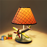 儿童房创意台灯木质飞机床头灯学生卧室卡通装饰灯可爱温馨礼物