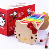 八音敲琴HELLO KITTY猫小木琴 儿童早教益智音乐玩具1-2-3岁乐器