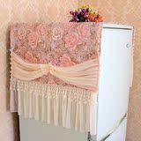 欧式古典家电冰箱单开对双开门蕾丝巾香榭丽舍防尘罩盖布多用巾