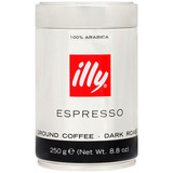 意大利原装进口illy咖啡粉(深度烘焙粉)充气保鲜罐装意式咖啡250G