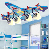 儿童房吸顶灯卧室男孩房间灯具护眼LED灯饰飞机卡通幼儿园吸顶灯