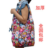 外单购物袋折叠便携手提袋包加厚防水环保袋单肩定制尼龙包女必备