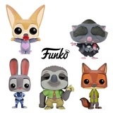 迪士尼Funko POP疯狂动物城兔子朱迪狐尼克公仔人偶摆件模型玩具