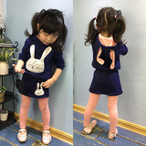 女童春装2016新款套装2岁3中小童 韩版长袖卫衣春款女宝宝童装