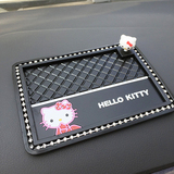 海贼王托尼大白kitty凯蒂猫卡通防滑垫汽车仪表台手机导航防滑垫