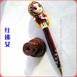 京剧人物脸谱笔中国风工艺笔特色礼品笔节日礼物送外国朋友红拂女