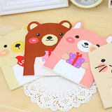 韩国创意笔记本子 儿童可爱小熊记事本 小学生奖品软面抄A6日记本