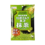 日本进口糖果 悠哈UHA 特浓牛奶夹心8.2宇治抹茶抹茶糖/绿茶糖84g