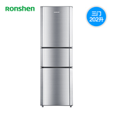 Ronshen/容声 BCD-202M/TX6家用节能冷藏冷冻三开门冰箱正品包邮