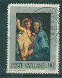 M3137梵蒂冈1971绘画 圣母子1枚销角瑕疵