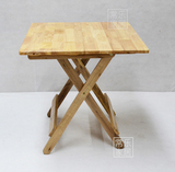 橡木桌 小方桌茶桌棋牌桌麻将桌 实木折叠桌 小户型饭桌子小餐桌