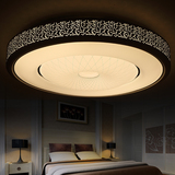 LED吸顶灯现代简约客厅灯温馨浪漫圆形卧室灯餐厅房间铁艺灯饰