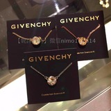 【妮沫美国代购】纪梵希Givenchy施华洛世奇一颗钻项链锁骨链现货