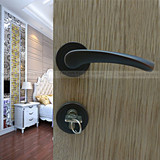 贝尔维蒂纯铜门锁/欧美式门锁/仿古黑色门锁/室内房门分体执手锁