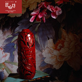 新中式古典装饰品花瓶 样板房插花器餐桌面红花插 中国风艺术摆件