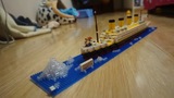 LOZ小颗粒微钻积木拼插玩具泰坦尼克号Titanic 辽宁号军舰 麦当劳