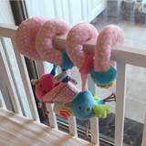 莫纳花语婴儿床绕玩具宝宝床上挂件婴儿床饰品新生儿玩具粉色小鸟