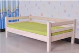 简易实木儿童床小沙发床带护栏单人床松木婴儿床宝宝床可定做