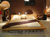 水曲柳全实木床榻榻米床现代中式床定制双人床高箱床特价厂家直销