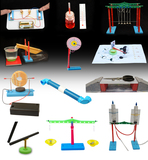科技小制作幼儿园玩教具科普玩具科学实验培训班器材套装（12种）
