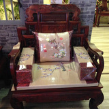 专业定做中式仿古典高档红木刺绣沙发坐垫圈椅垫抱枕布套