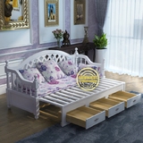 新款实木沙发床1.8米1.5小户型多功能宜家双人简约两用可折叠储物