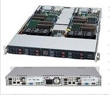 瀚腾SC809T-1200B超微1U双节点服务器机箱CSE-809T-1200B