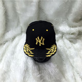 美国正品代购MLB棒球帽 NY帽子男女士情侣嘻哈帽秋冬季少年平沿帽