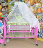 特价婴儿床 童床 铁床  宝宝床 厂价直销  免费送摇篮